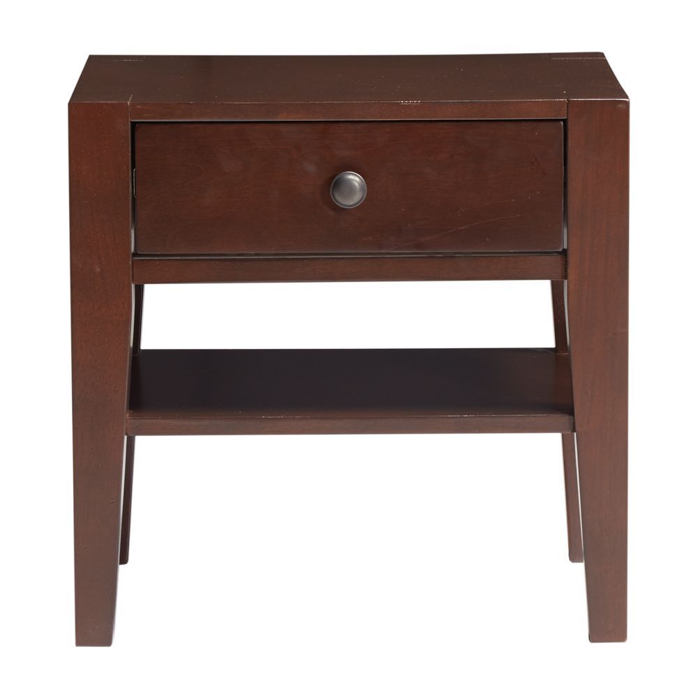 Kitka bedside table mdf rubber wood walnut uma 1064315 corner 3