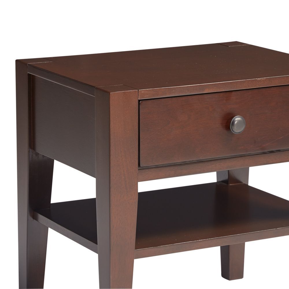 Kitka bedside table mdf rubber wood walnut uma 1064315 corner 5